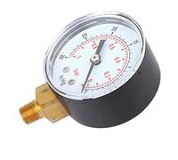 Hamwesh Aspirazione 1/8 BSPT Connessione Inferiore -1-0Bar -30-0inHg Buona Tenuta All'aria per Professionisti Idraulici e Addetti Alla Manutenzione