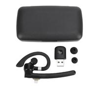 Hamwesh Auricolare Bluetooth, 6.1 Cancellazione del Rumore Orecchio Singolo 50H Talk 200H Standby Auricolare Wireless, Bluetooth con Dongle USB e IPX6 Impermeabile per Guida Lavoro Camionista Ufficio