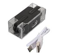 Hamwesh Auricolari del Traduttore Linguistico, 144 Lingue Dispositivo di Traduzione Vocale Istantanea con Display LCD per Interpretazione Simultanea Online Offline (BLACK)