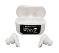 Hamwesh Auricolari Wireless, Cuffie Bluetooth 5.4 con Cancellazione del Rumore, Auricolari Intrauricolari con Touchscreen e Custodia di Ricarica per Allenamento Sportivo e Chiamate Musicali