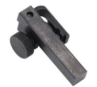 Hamwesh Barra del Supporto per Indicatore di Prova del Quadrante in Lega di Alluminio 9x9x50 Mm con Fori di Serraggio 6 Mm 8 per Strumenti Industriali di Calibro Altezza