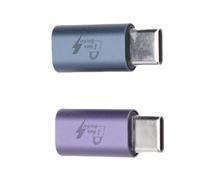 Hamwesh Blocco Dati USB C, Blocco Dati USB 2 Pezzi con Guscio in Lega di Alluminio per Protezione da Spremute e Ricarica C per Telefoni Cellulari Auto Luoghi Pubblici