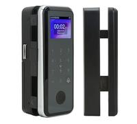 Hamwesh Blocco Intelligente, Blocco della Porta per Impronte Digitali Senza Chiave con Supporto per l'app Mobile per Porte di Vetro Senza Cornice e Telaio