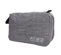 Hamwesh Borsa Toilette Sospesa, Borsa Toilette Viaggio Versatile con Gancio Appeso Resistente all'acqua, per Cosmetici con Robusta Tasca in Rete con Cerniera in Metallo per Articoli Toeletta