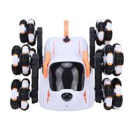 Hamwesh Cane Robot AI, Giocattolo Acrobatico a 8 Ruote Ad Attivazione Vocale con Telecomando Intelligente con Funzione di Nebulizzazione, per il Gioco Interattivo dei Bambini