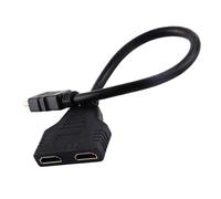 Hamwesh Cavo Adattatore Splitter per Interfaccia Multimediale Ad Alta Definizione per TV HD - Collega 1 Dispositivo di Interfaccia Multimediale Ad Alta Definizione a 2 Dispositivi di Output Visivo,