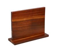 Hamwesh Ceppo Portacoltelli Magnetico, Supporto Portacoltelli in Legno Massello su Entrambi i Lati con Potenti Magneti Nascosti per un Massimo di 10 Coltelli, Organizer Salvaspazio