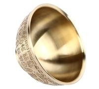 Hamwesh Ciotola per Offerte, Diametro 3,3 Pollici Uso Versatile Ciotola per Offerte Buddista, per in Rame con Materiale in Rame per Regalo di Decorazioni per la Casa per la Meditazione di Yoga