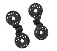 Hamwesh Clamp/Holder di Stoffa da tonalità, Clamp/Holder di Fissaggio in Plastica da 100 Pezzi con Design Rotondo per la Rete da Sole da Sole da Giardino Serra (BLACK)