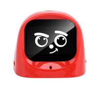 Hamwesh Compagno emotivo per cruscotto auto, robot intelligente con intelligenza artificiale per cruscotto auto, animale domestico elettronico interattivo e intelligente (rosso)