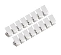 Hamwesh Confezione da 16 Clamp/Holder per Finestre Hurricane, Acciaio Inossidabile, 4 Maniglie con 8 Viti per Maniglie per Pannelli OSB in Compensato da 1/2 Pollice, Mattoni e Cemento (Colore