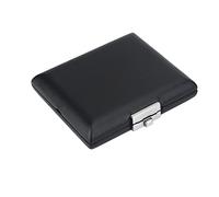 Hamwesh Contenitore per Ance per Fagotto in Pelle PU Nera con Imbottitura Interna Protettiva per 3 Ance, Ideale per gli Amanti del Fagotto, Legno + Pelle PU, Nero