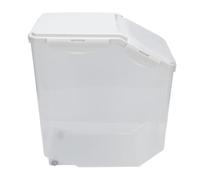 Hamwesh Contenitore per la Conservazione del Riso, Dispenser per Riso con Guarnizione Impermeabile da 15 Kg, Contenitore per Farina con Coperchio e Paletta per Conservare Farina di, Cereali, Alimenti