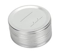 Hamwesh Coperchi per Conserve, Coperchi per Conserve a Bocca Regolare Resistenti Alle Alte e Basse Temperature, per Barattoli di Vetro con Bordi Arrotondati in Banda Stagnata da 22 Pezzi 86 Mm per la
