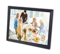 Hamwesh Cornice Digitale da 15 Pollici, Cornice Intelligente per Montaggio a Parete con Touchscreen HD WiFi da 32 GB con Rotazione Automatica con Display a Visualizzazione Completa (Spina europea)