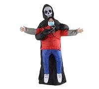 Hamwesh Costume Gonfiabile, Fantasma Abbraccio Modella Costume di Halloween, Gonfiabile con Ventilatore a Batteria e Tessuto in Poliestere 190T per Feste di Halloween Pasquali per Adulti