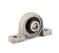 Hamwesh Cuscinetto Montato 8mm, Lega di Zinco, Bloccaggio a Vite, | Blocco di supporto dell\'albero, angolo di regolazione fine, spaziatura tra i fori di 42 mm, foro fisso di 6,6 mm,