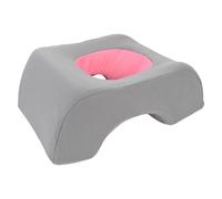 Hamwesh Cuscino a Faccia in giù, Cuscino per Massaggio Ergonomico Morbido e Traspirante per Chirurgia Oculare con Inserimento della Mano in Memory Foam per Letto di Casa del Salone (Grigio Rosa)