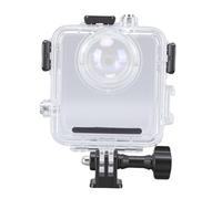 Hamwesh Custodia Impermeabile per Action Camera MAX2, Custodia Subacquea Impermeabile Fino a 50 M con Accesso Completo a Pulsanti, Copertura Subacquea con Vetro Temperato di Grado Ottico e Inserti