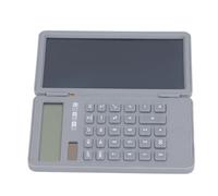 Hamwesh Desktop Scientific Calculator, Display a 12 Cifre Tablet di Scrittura Cancellabile con Blocco Note per gli Studenti delle Scuole Aziendali per Uffici (GREY)