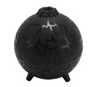 Hamwesh Diffusore di Oli Essenziali, Diffusore per Aromaterapia con Design Crackle Planet da 200 Ml, Ultrasonico Silenzioso, 7 Luci Colorate, Spegnimento Automatico, Umidificatore con USB