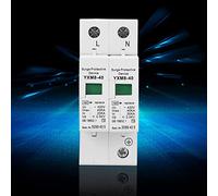 Hamwesh Dispositivo di Protezione Domestica per Protezione Tuoni e Tuoni, Dispositivo Scaricatore 1 X 220 V 2P 40 KA per Proteggere l'elettricità