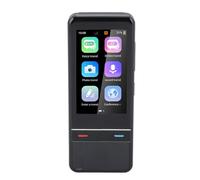 Hamwesh Dispositivo Traduttore Linguistico, 139 Lingue, Schermo Tattile, | Traduttore bidirezionale, struttura in metallo ABS, batteria da 1500 mAh, traduzione di testi fotografici, per