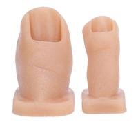 Hamwesh Dita dei Piedi in Silicone per Esercitarsi, Dita Artificiali in Morbido Silicone con Texture Realistica della Pelle, Modello di Piede per Esercitarsi con Design della Scanalatura delle