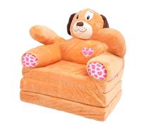 Hamwesh Divano per Bambini, Convertibile Pieghevole 2 in 1 Divano con Design Reclinabile per Bambini Che Giocano Rilassanti e Dormienti, Materiale in Velluto in Cristallo, 115 X 50 Cm (Forma di cane)