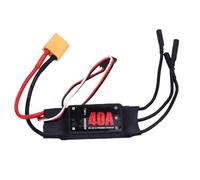 Hamwesh ESC Senza Spazzole, ESC RC con Custodia in Metallo 40A 2-3S con Regolatore Elettronico di velocità, Protezioni Multiple 5V 3A UBEC per Drone Elicottero Aereo RC