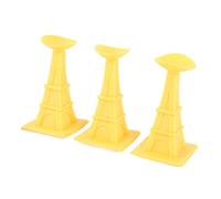Hamwesh Fermaporta in Silicone da 3 Pezzi per Lavatrice, Fermaporta Antigraffio con Riduzione del Rumore a Torre per Bagno, Camera da Letto (YELLOW)