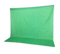 Hamwesh Fondale per Schermo Verde, Tessuto in Poliestere Antiriflesso da 9,8x9,8 Piedi, Schermo Verde Portatile con Clamp/Holder per Chiodi Senza Traccia per la Fotografia in Streaming di Studio