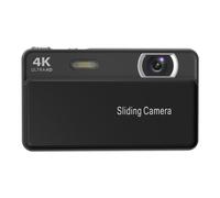 Hamwesh Fotocamera Digitale 4K Messa a Fuoco Automatica da 64 MP (BLACK) | Design retrò Scorrevole con Schermo da 2,8 Pollici, Fotocamera Inquadra e Scatta per Viaggi e Fotografia All'aperto