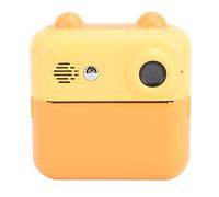 Hamwesh Fotocamera Istantanea, 48 MP HD 2,4 Pollici IPS Schermo per la Cura degli Occhi Stampa Termica Batteria da 1200 MAh Stampa Istantanea, Fotocamera per Bambini con Cornici per Selfie Tipo C