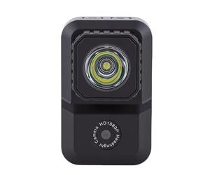 Hamwesh Fotocamera Montata Sulla Testa, Lampada Frontale LED 1080P HD, Batteria Ricaricabile da 1000 MAh, Action Camera Indossabile, Videoregistratore Sportivo con Fascia Regolabile per attività