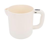 Hamwesh Frullino per le Uova Elettrico, Miscelatore Portatile in Materiale ABS Senza Fili 1000 Ml, Ciotola per Lavare il Riso Elettrica con Filtro Batteria Incorporato per Mescolare la Cucina,