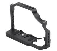Hamwesh Gabbia per Fotocamera, Gabbia Completa in Lega di Alluminio Dal Design Cavo con Espansione Multipla Viti da 1 4 3 8 Pollici Piastra a Sgancio Rapido per Pattino Freddo, Rig DSLR per Riprese