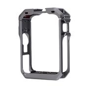 Hamwesh Gabbia per Fotocamera in Metallo per 360, Costruzione in Lega di Alluminio, Assorbimento degli Urti, Riduzione del Rumore, Supporto Espandibile per Slitta Fredda per la Registrazione Video