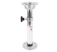 Hamwesh Gamba da Tavolo Regolabile, Lega di Alluminio Resistente, Altezza da 495 a 710 Mm, Design Rimovibile con Manopola, per Mobili da Ponte per, Barche, Yacht, Interni Ed Esterni