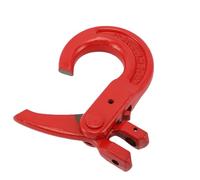 Hamwesh Gancio Scorrevole a Forcella, Acciaio Forgiato per Carichi Pesanti con Chiusure di Sicurezza, Gancio per Verricello Ad Alta capacità di Carico per Sollevamento e Costruzione di Fabbriche