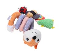 Hamwesh Giocattolo a Sonagli Appesi per Culla, Animale in Peluche a Spirale Ad Alto Contrasto con Cinturino Regolabile Design Staccabile per la Stimolazione Visiva e lo Sviluppo Sensoriale del