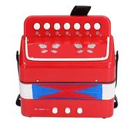 Hamwesh Giocattolo Fisarmonica per Bambini, 7 Tasti, Plastica ABS, Mini | Mini concertina per principianti, soffietto in tela impermeabile, fibbie per cintura, dai 5 anni in su, allenamento di
