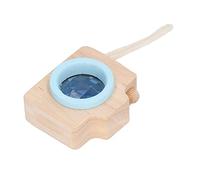 Hamwesh Giocattolo per la Telecamera in Legno per Bambini, Lente per Prisma a Bee Eye con la Visione del Caleidoscopio per il Gioco Finto (BLUE)