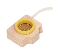 Hamwesh Giocattolo per la Telecamera in Legno per Bambini, Lente per Prisma a Bee Eye con la Visione del Caleidoscopio per il Gioco Finto (YELLOW)