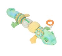 Hamwesh Giocattolo Sensoriale, Peluche Coccodrillo da 23 Pollici con Sonaglio Increspato Multisensoriale Suoni Striduli Giocattoli per il Tempo della Pancia, Giocattoli Morbidi per attività (COLORFUL)