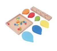 Hamwesh Giocattolo Torre Musicale in Legno con Palline, Gioco di Percorso | Giocattolo con riconoscimento dei colori, percezione della musica, coordinazione occhio-mano, per l\'insegnamento a casa e