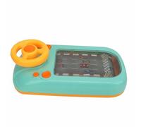 Hamwesh Giocattolo Volante, Simula la Guida Conoscenza Educativa del Traffico Materiale ABS 4 Ventose Volante Interattivo per Bambini Simulatore di Guida Giocattolo con Ricarica USB per