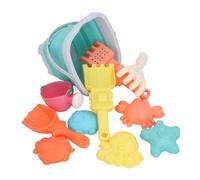 Hamwesh Giochi da Spiaggia per Bambini, Set di 11 Giochi di Sabbia Pieghevoli per Bambini, di Sabbia per con Secchio Pieghevole 5 Stampi per 2 Rastrelli 2 Pale Annaffiatoio per Sabbiera da Spiaggia
