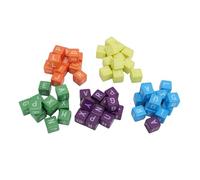 Hamwesh Gioco di Dadi con Lettere, Gioco di Dadi con Sprint Mentale di Tre Minuti Dal Ritmo Veloce, di per la Costruzione del Vocabolario con 60 per 1 5 Giocatori