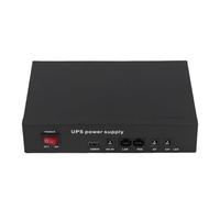 Hamwesh Gruppo di continuità UPS, Mini UPS CC con Batteria di Backup da 12000 MAh per Telecamera di Sicurezza Modem Router, Opzioni di Uscita Multiple con Protezione di Sicurezza (Spina europea)